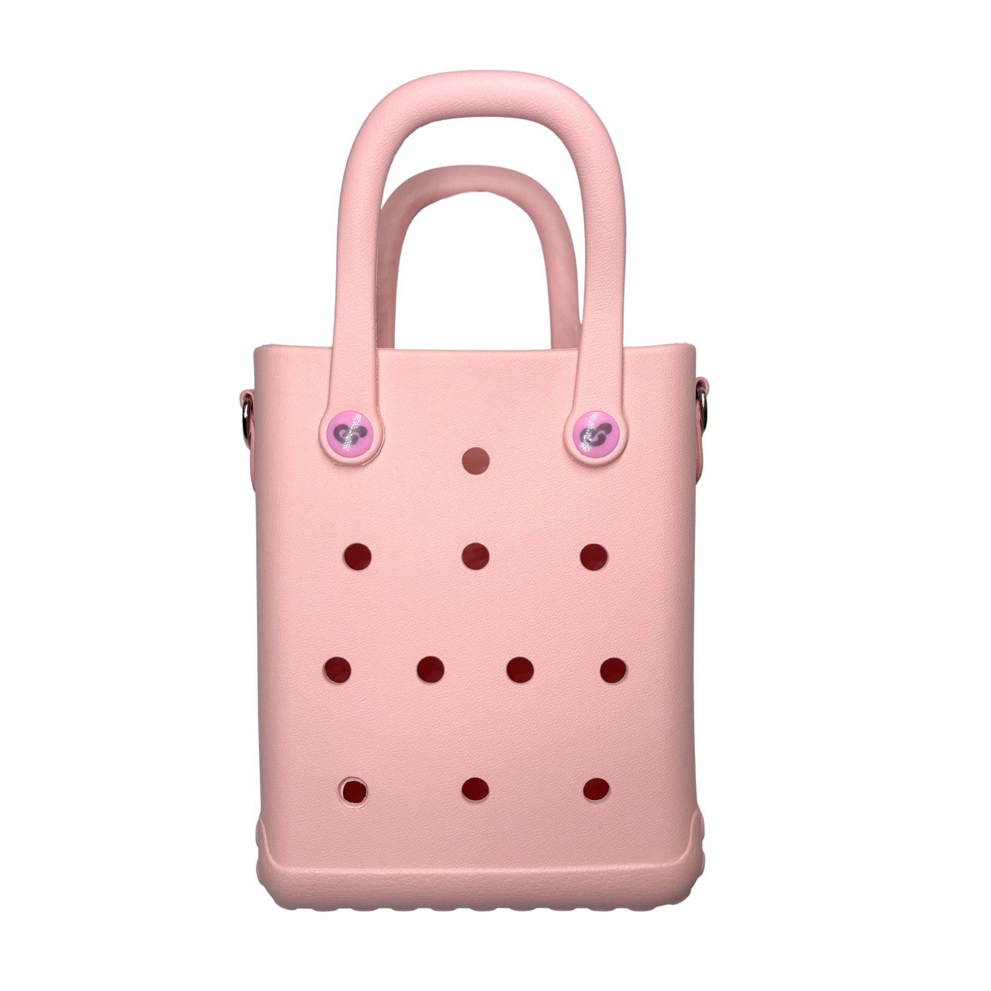 Sac personnalisable avec pins crocs rose