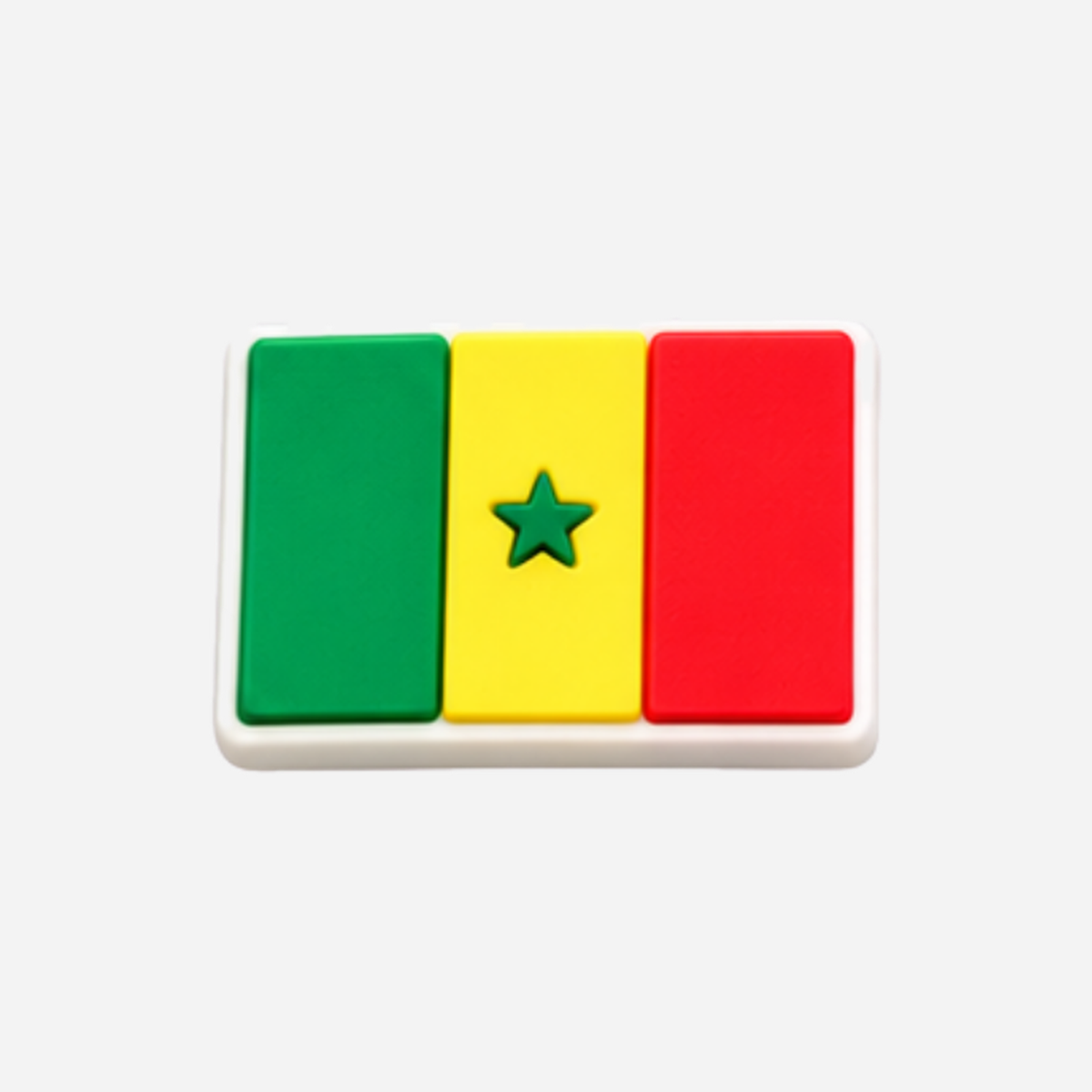 Charm für Clogs – Afrikanische Flagge