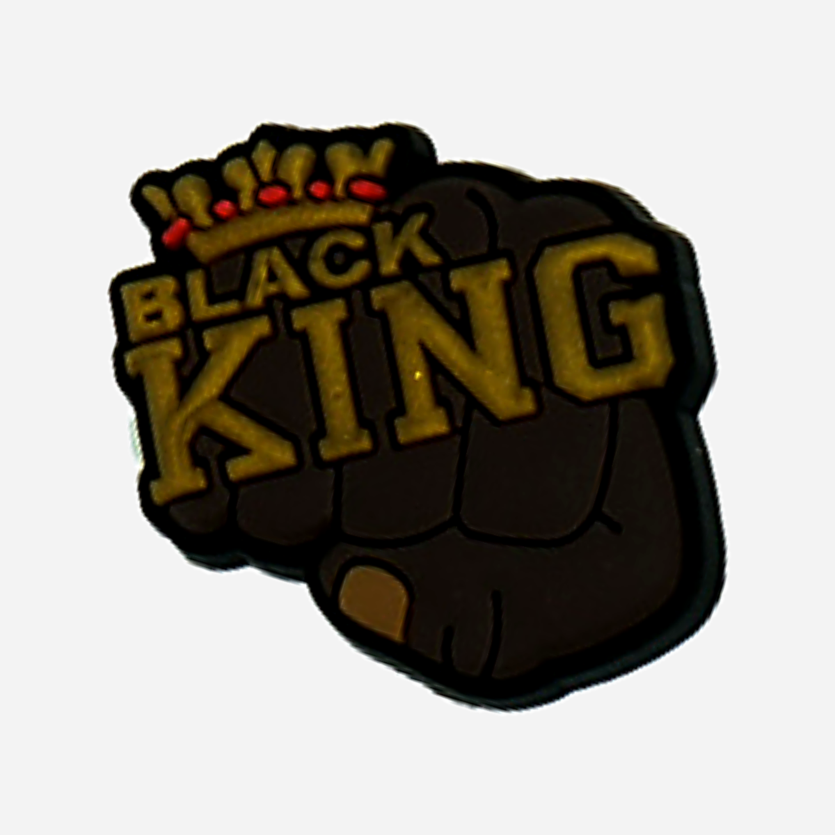 Charms für Clogs – Black Power Boy