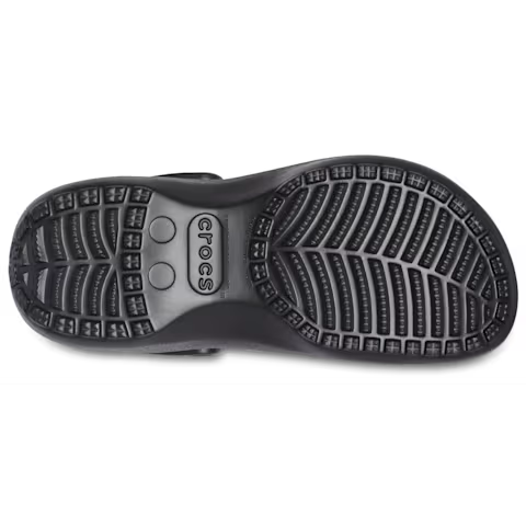 Crocs Plateau-Clogs in Schwarz