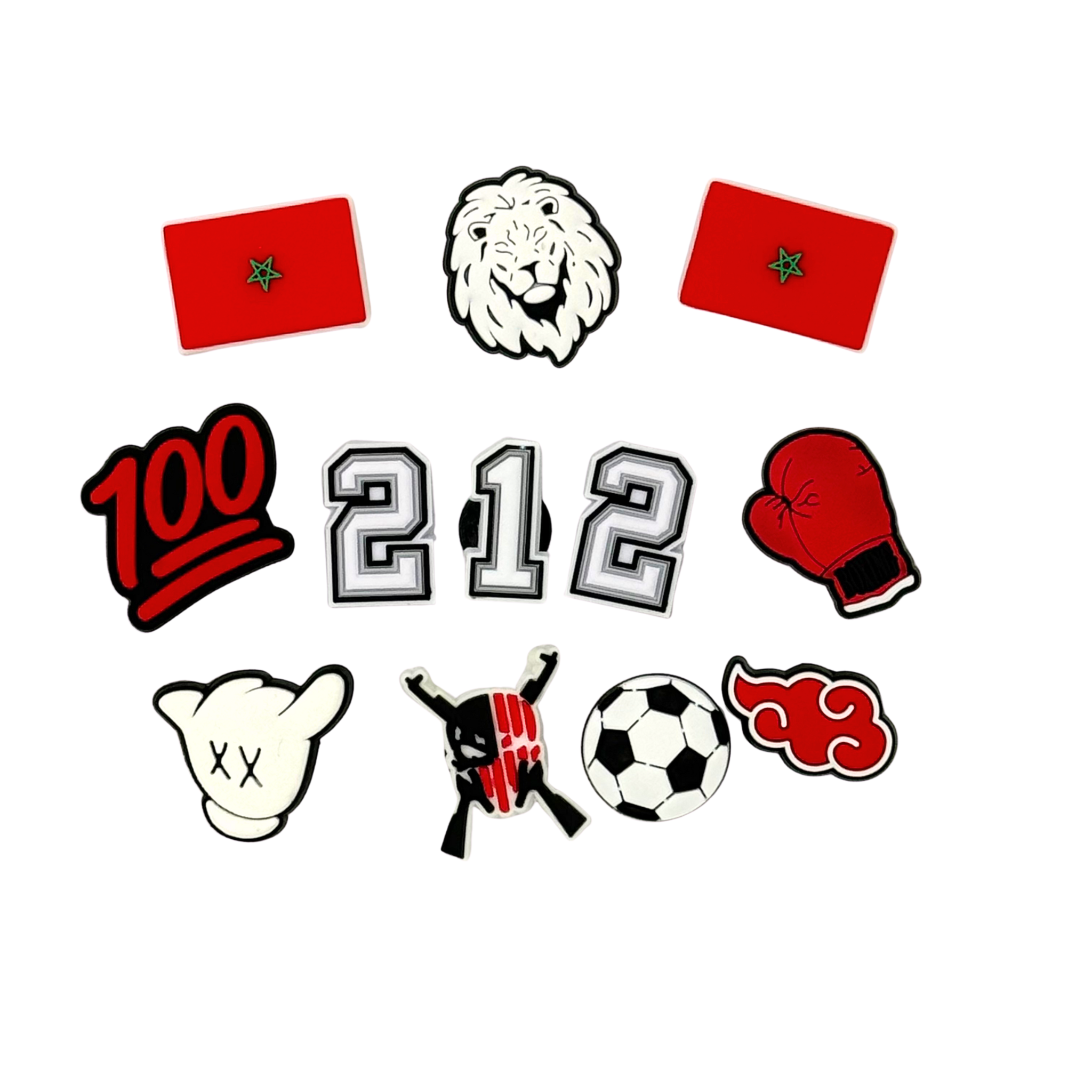 12er-Pack Clognadeln - Marokko