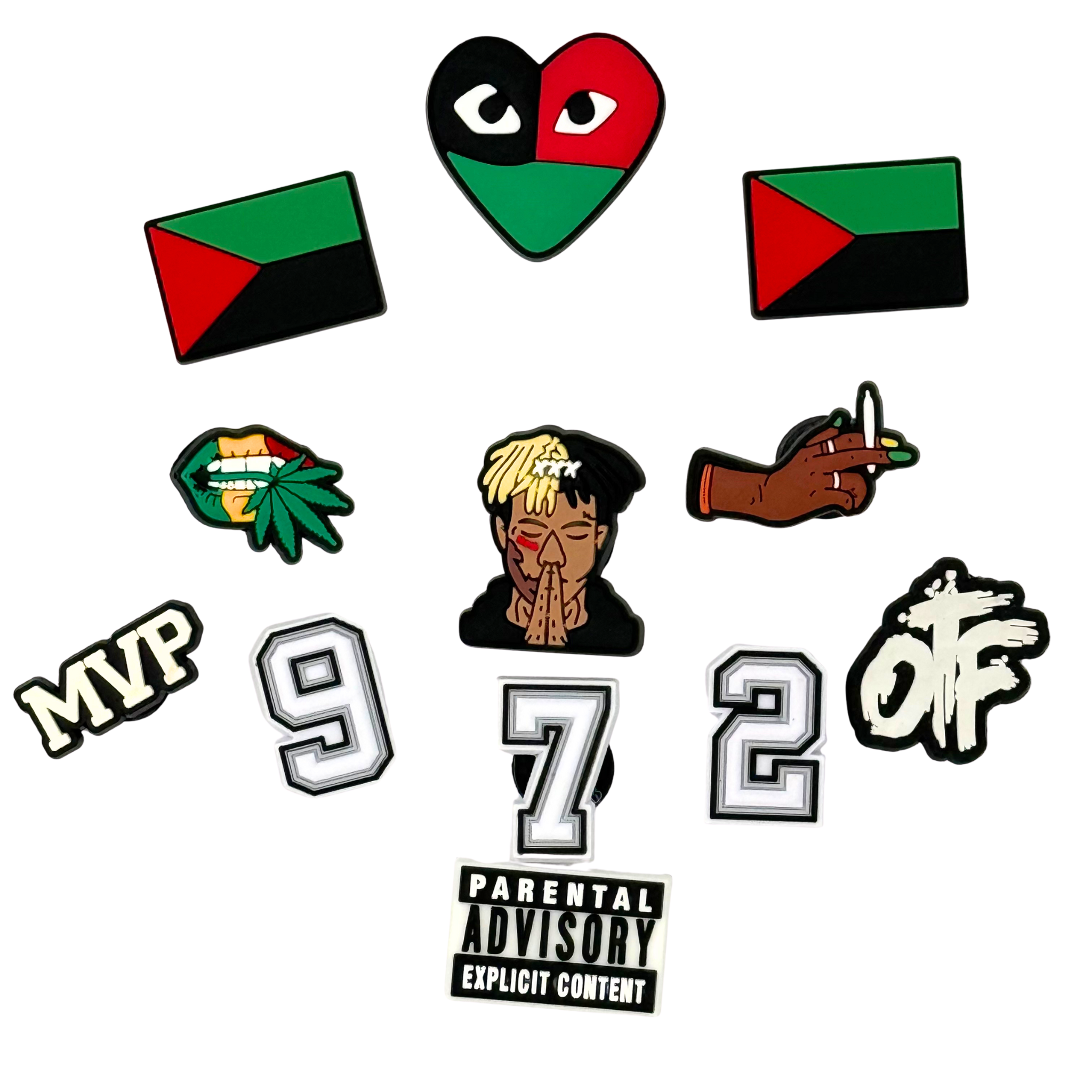 12er-Packung Stöpsel für Clogs – Martinique