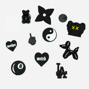 Charm für Clogs – Schwarz