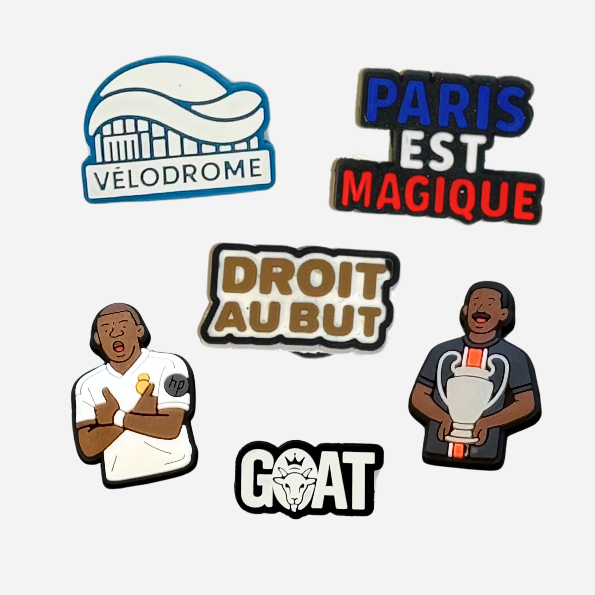 pins pour crocs football psg om