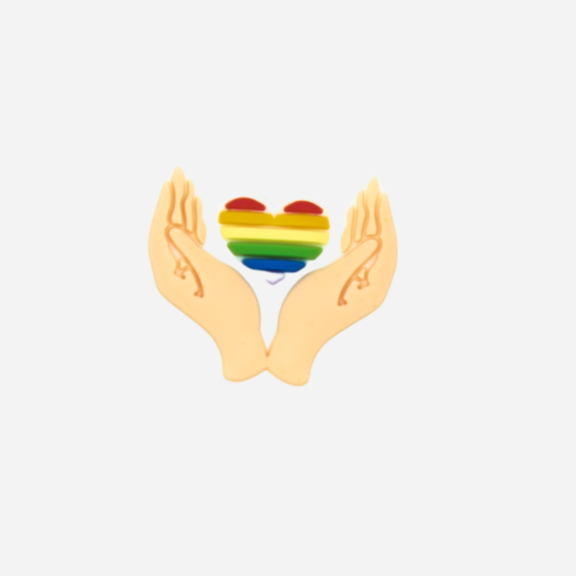 pins main coeur lgbt