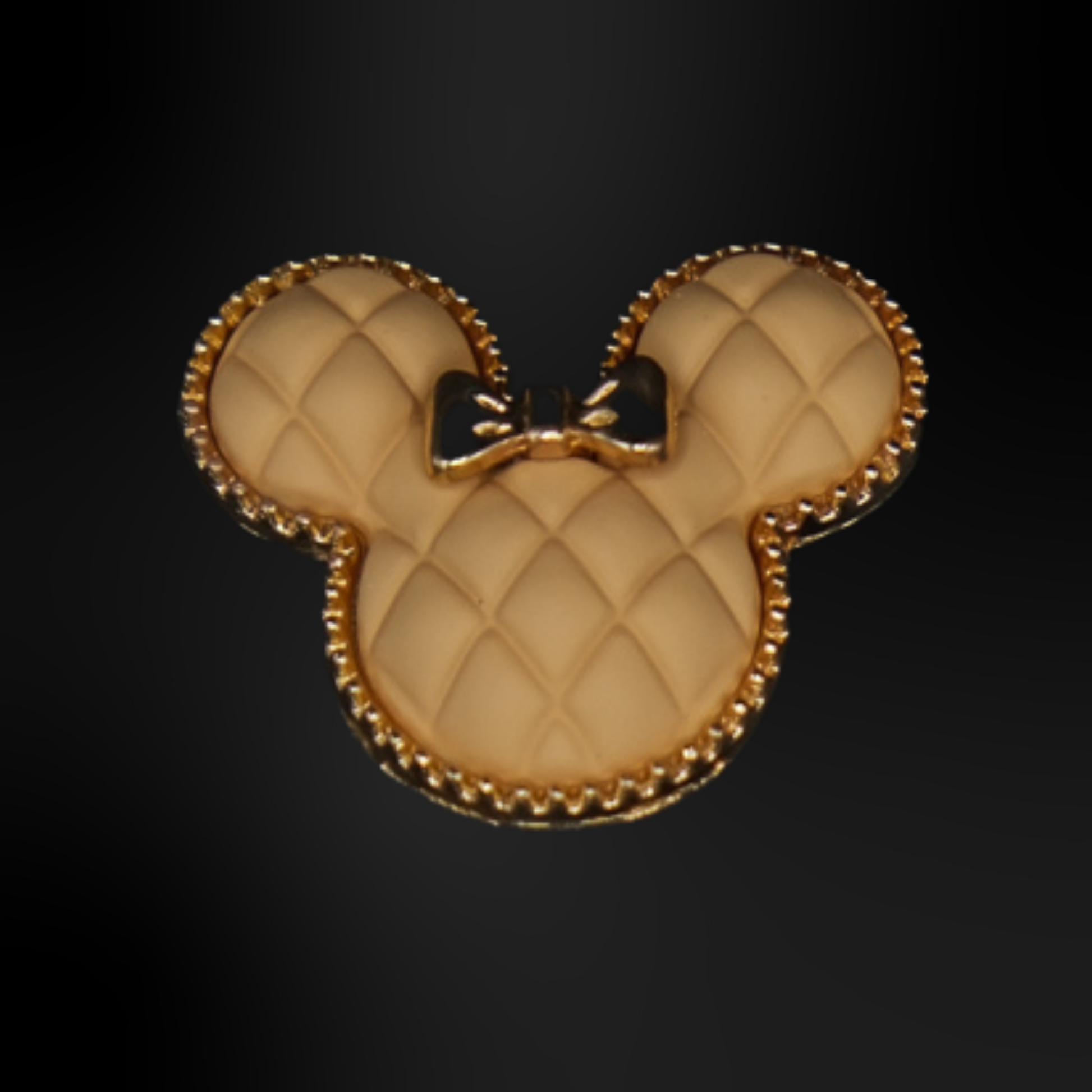 pins metallique mickey marron