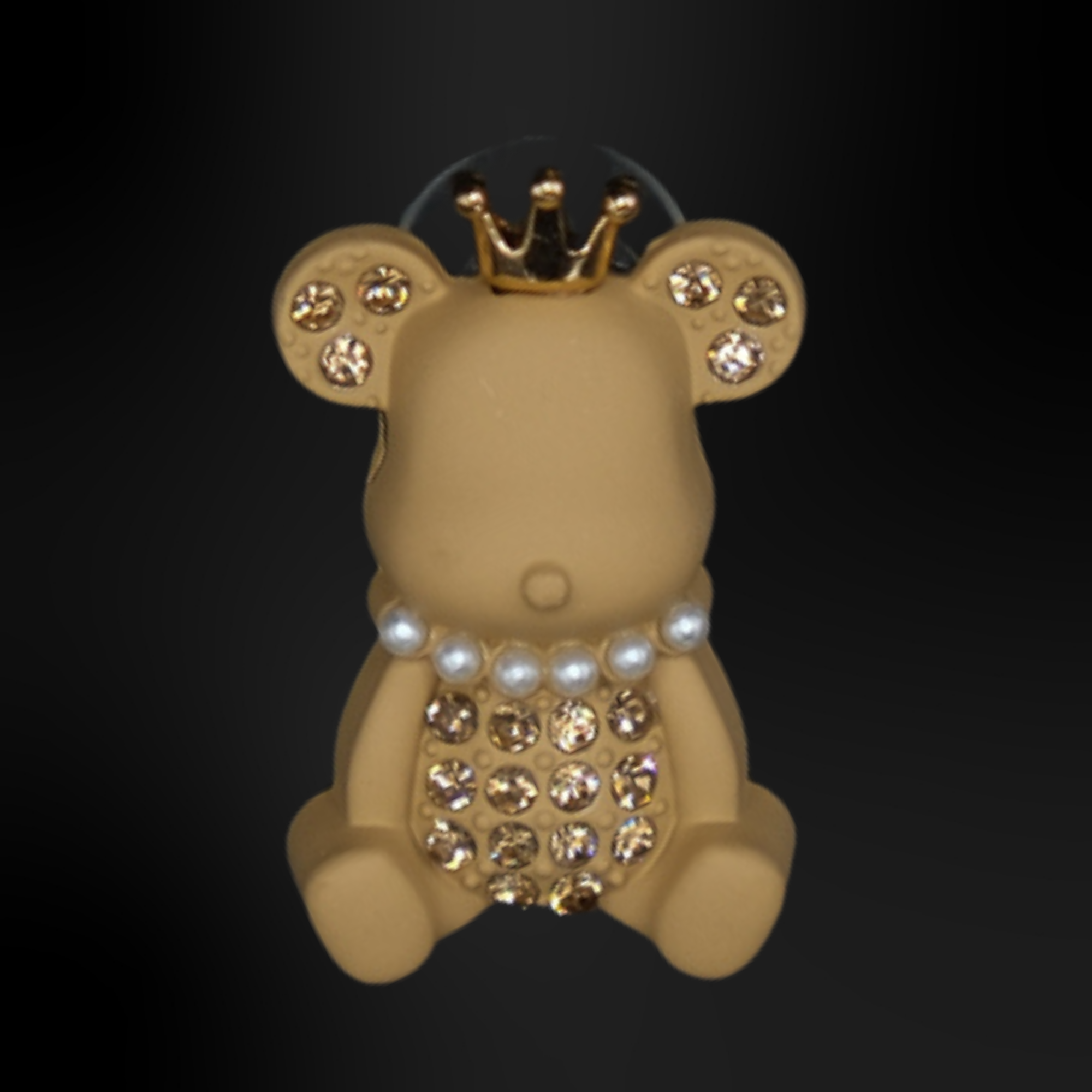pins metallique ours marron