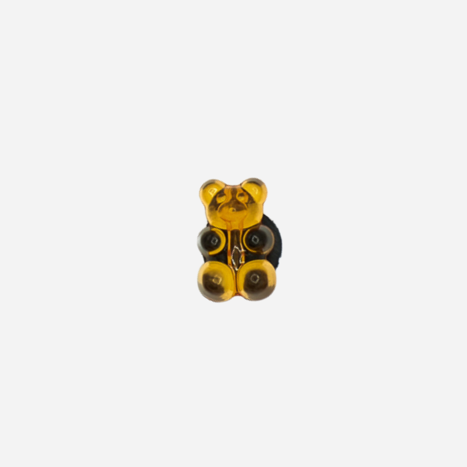 pins petit ourson orange
