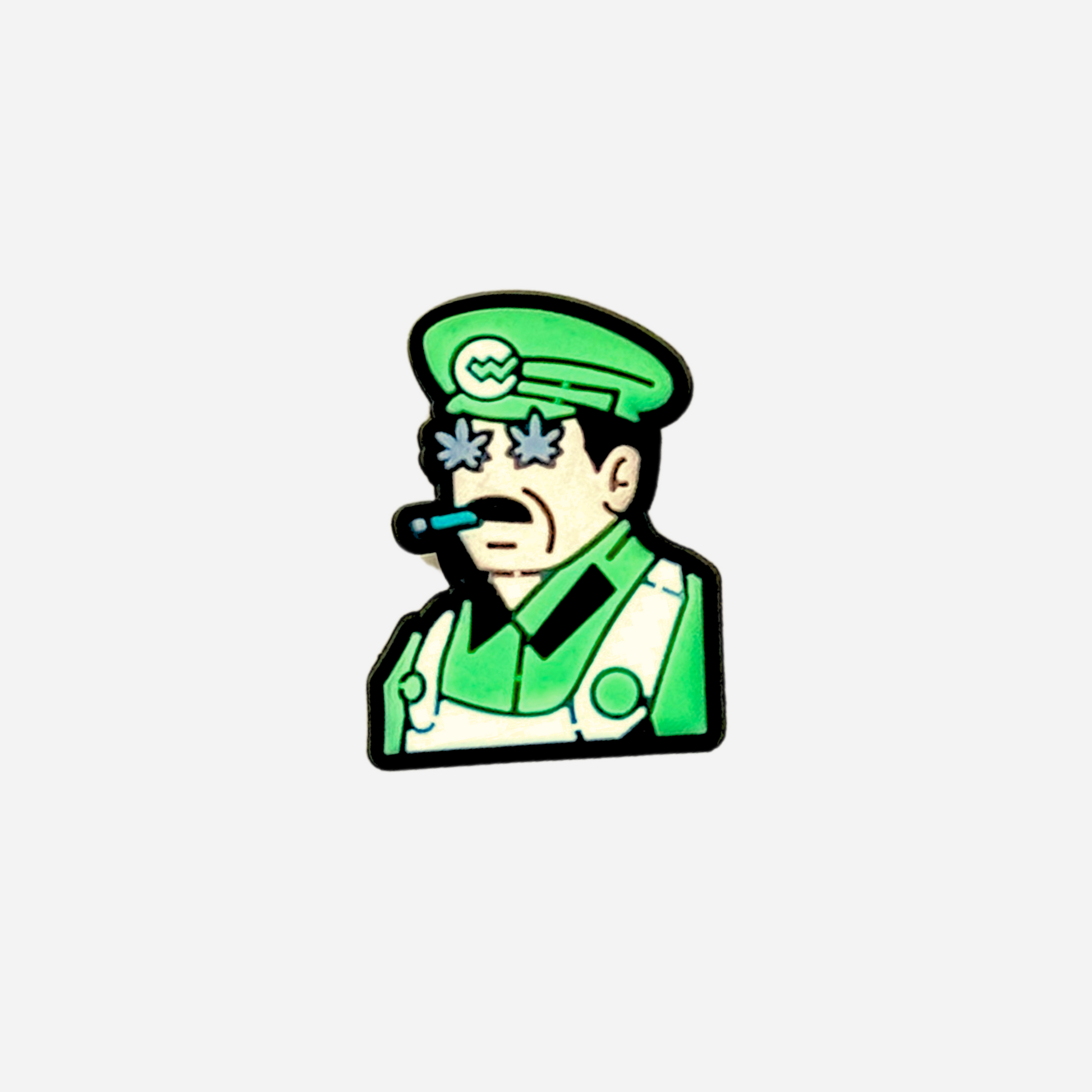 pins pour clogs policier weed